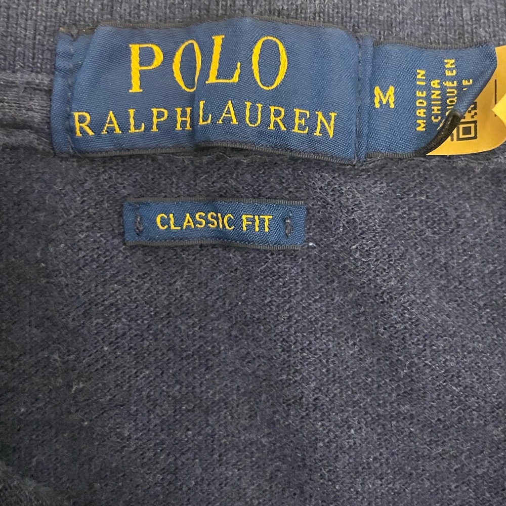 Polo Ralph Lauren Navy Blue Polo Shirt - Picture 8 of 8